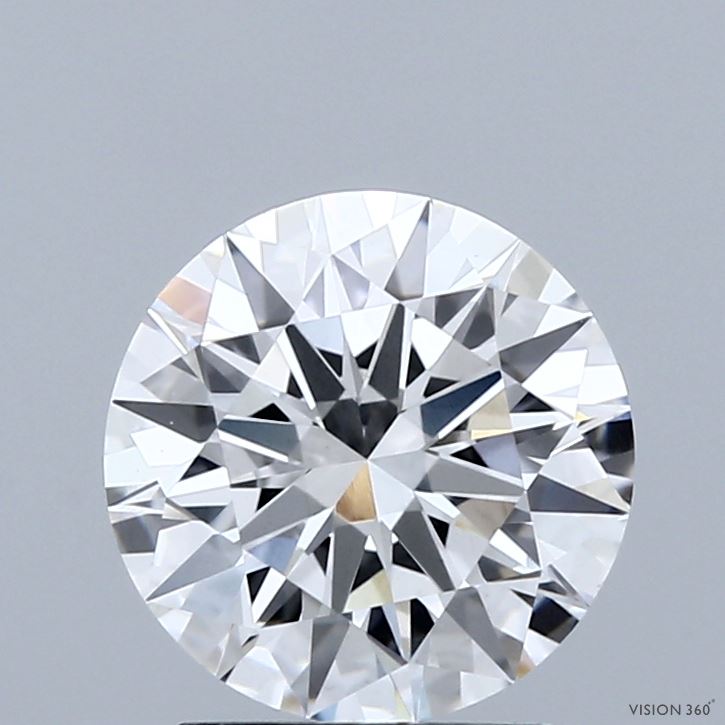 2.07 Carat Round Shaped, Ideal Cut, E Color, VVS2 Clarity, IGI Certified Lab Grown Diamond
