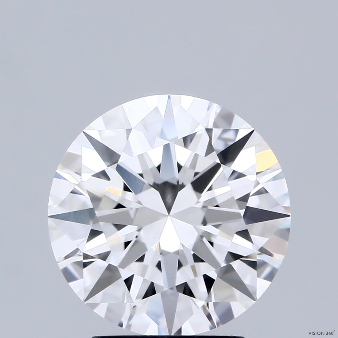 3.02 Carat Round Shaped, Excellent Cut, E Color, VVS1 Clarity, IGI Certified Lab Grown Diamond