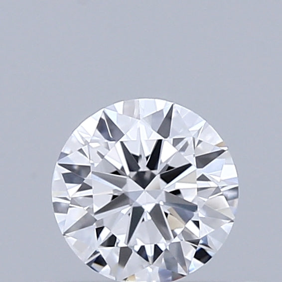 0.39 Carat Round Shaped, Excellent Cut, D Color, VVS2 Clarity, IGI Certified Lab Grown Diamond