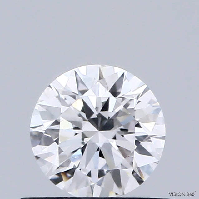 0.49 Carat Round Shaped, Ideal Cut, D Color, VS1 Clarity, IGI Certified Lab Grown Diamond