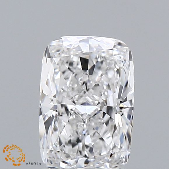 1.05 Carat Cushion Shaped, Ideal Cut, D Color, VVS2 Clarity, IGI Certified Lab Grown Diamond