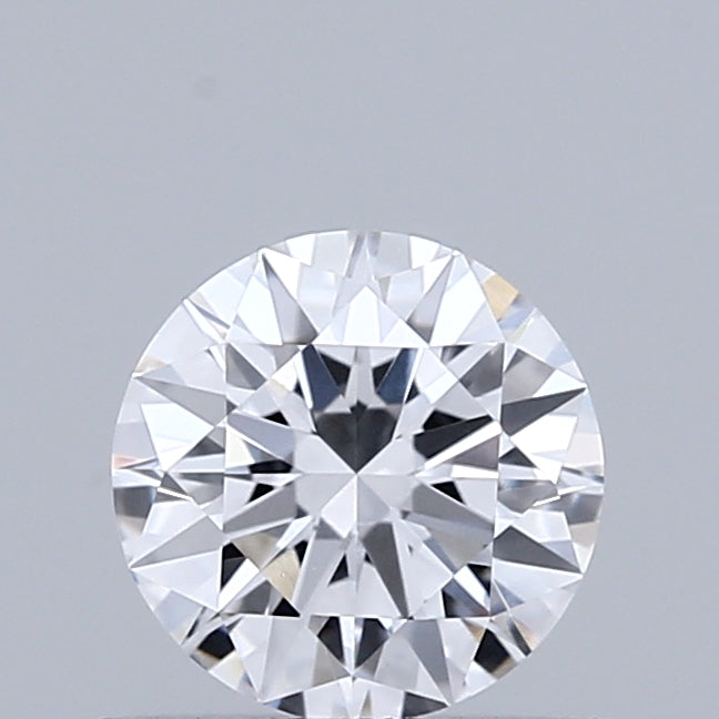0.62 Carat Round Shaped, Excellent Cut, D Color, VVS2 Clarity, IGI Certified Lab Grown Diamond