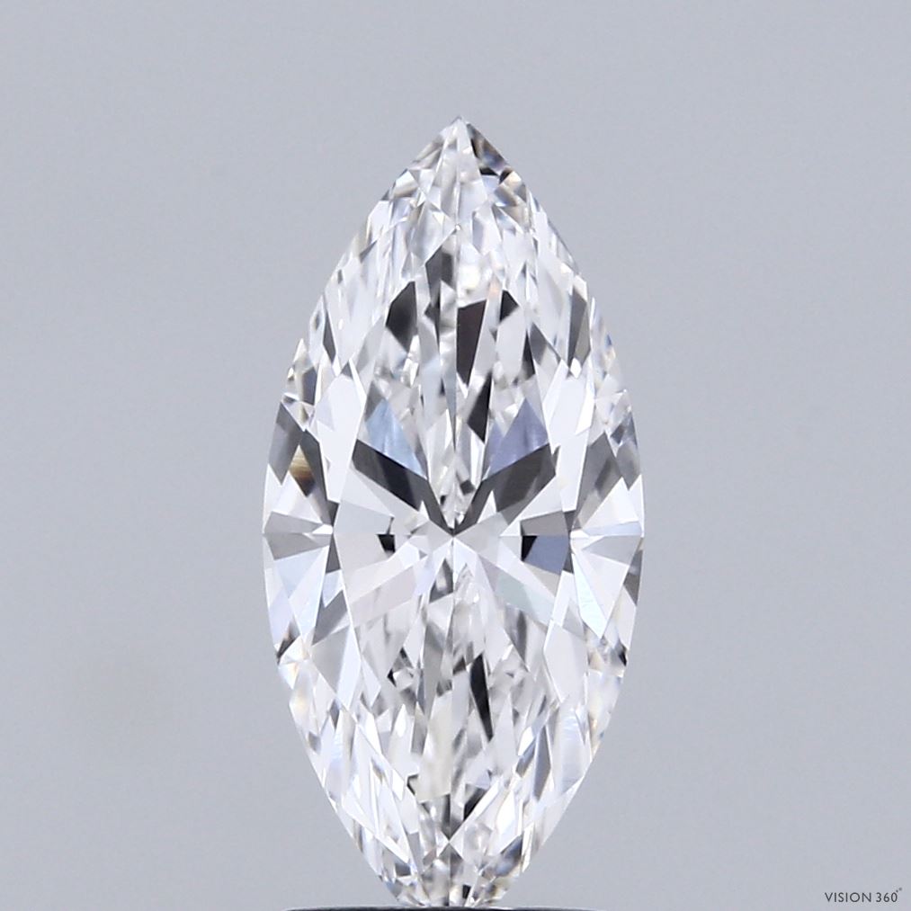 2.00 Carat Marquise Shaped, Ideal Cut, E Color, VVS2 Clarity, IGI Certified Lab Grown Diamond