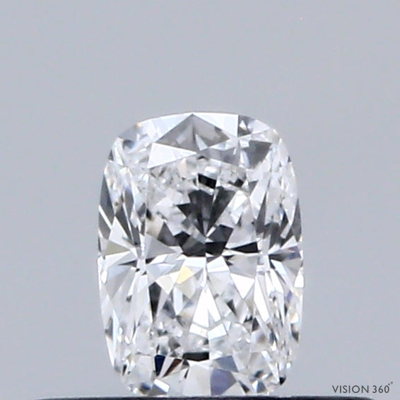 0.30 Carat Cushion Shaped, Excellent Cut, D Color, VVS1 Clarity, IGI Certified Lab Grown Diamond