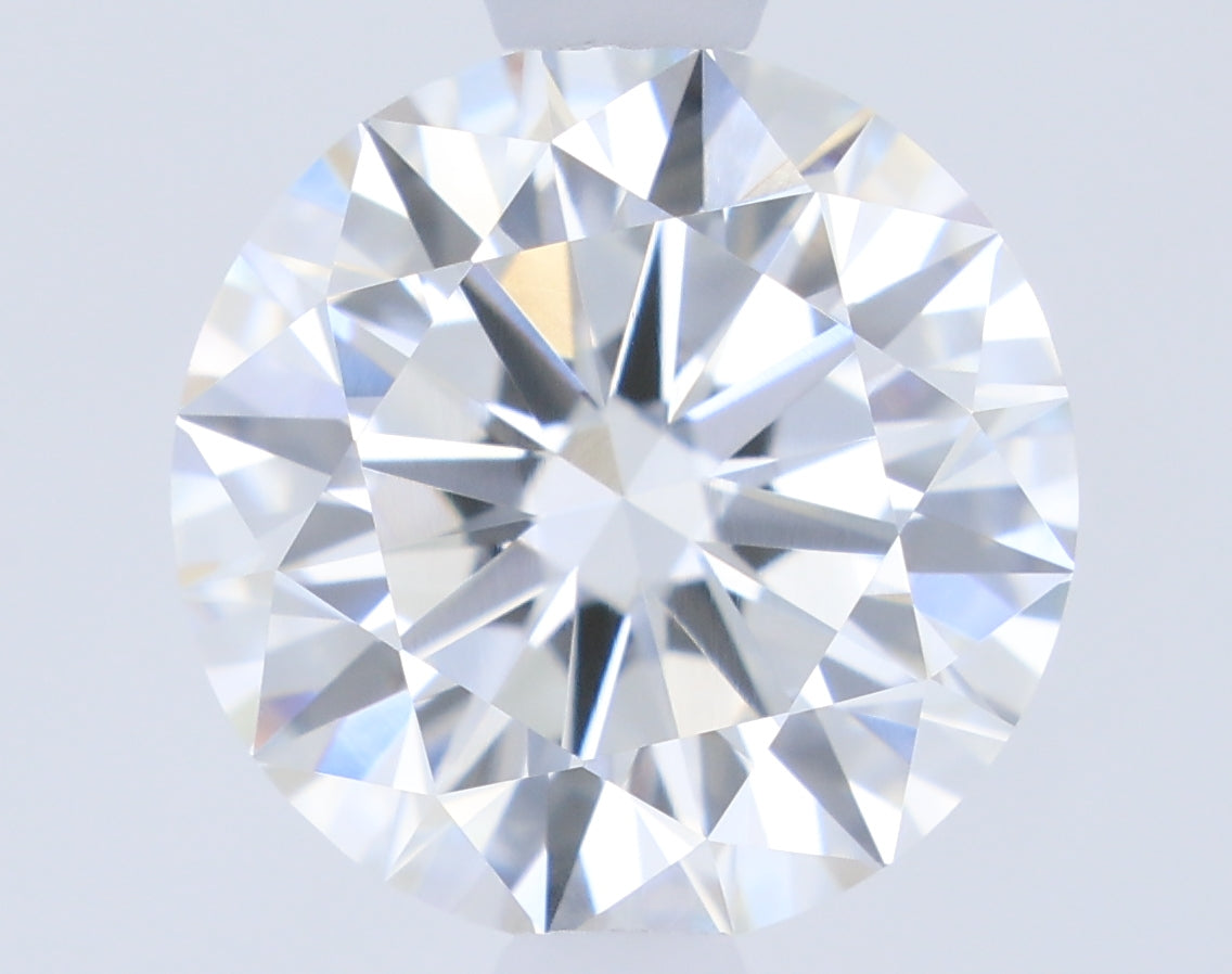 1.21 Carat Round Shaped, Excellent Cut, F Color, VVS2 Clarity, IGI Certified Lab Grown Diamond