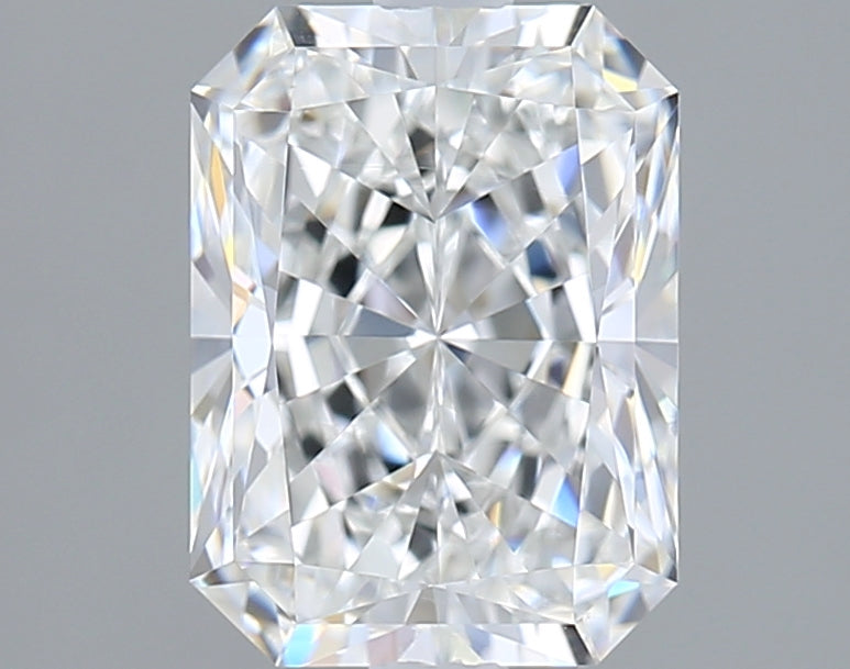 2.01 Carat Radiant Shaped, Ideal Cut, E Color, VVS1 Clarity, IGI Certified Lab Grown Diamond