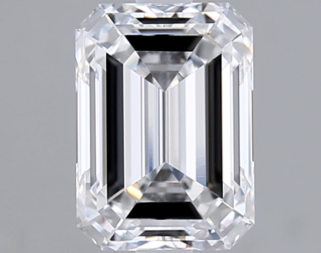 2.04 Carat Emerald Shaped, Ideal Cut, E Color, VVS2 Clarity, GIA Certified Lab Grown Diamond