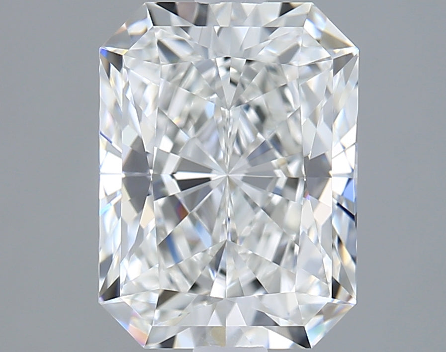 2.37 Carat Radiant Shaped, Ideal Cut, F Color, IF Clarity, IGI Certified Lab Grown Diamond