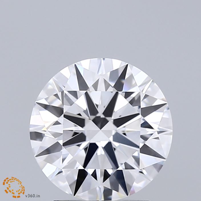 2.00 Carat Round Shaped, Ideal Cut, E Color, VVS2 Clarity, IGI Certified Lab Grown Diamond