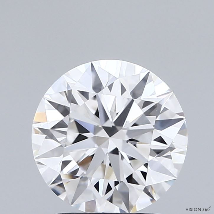 2.00 Carat Round Shaped, Excellent Cut, E Color, VVS2 Clarity, IGI Certified Lab Grown Diamond