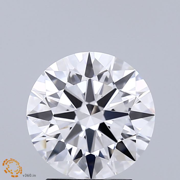 2.02 Carat Round Shaped, Ideal Cut, E Color, VVS2 Clarity, IGI Certified Lab Grown Diamond
