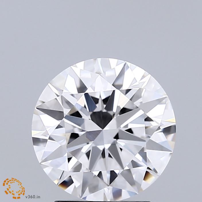 2.01 Carat Round Shaped, Ideal Cut, E Color, VVS2 Clarity, IGI Certified Lab Grown Diamond
