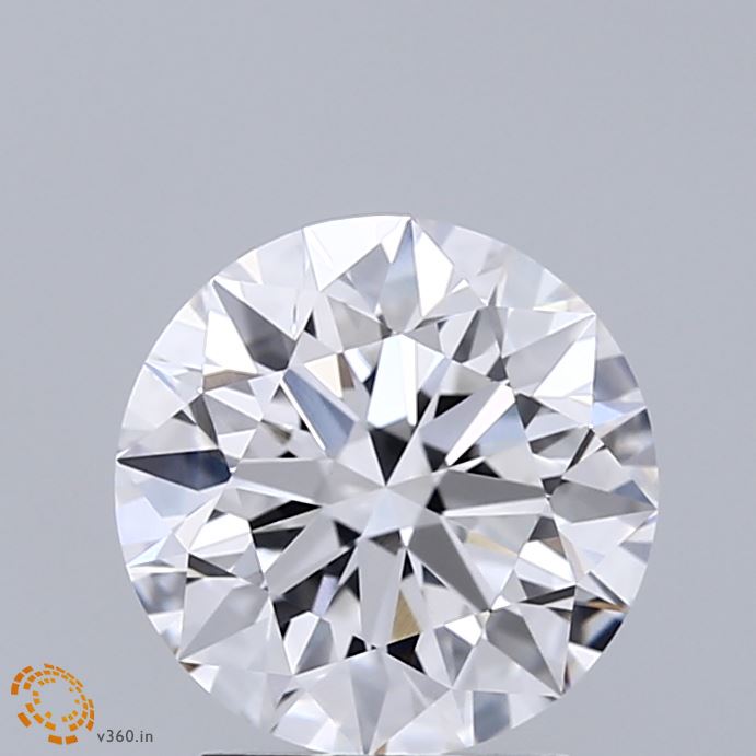 2.04 Carat Round Shaped, Ideal Cut, D Color, VVS2 Clarity, IGI Certified Lab Grown Diamond
