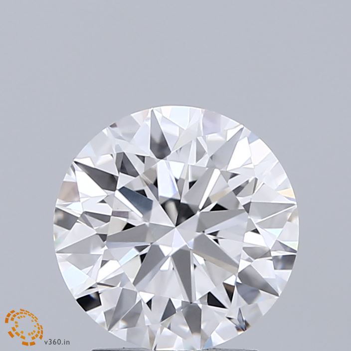 2.03 Carat Round Shaped, Ideal Cut, E Color, VVS2 Clarity, IGI Certified Lab Grown Diamond