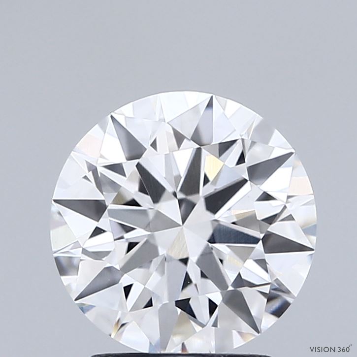 2.05 Carat Round Shaped, Ideal Cut, E Color, VVS2 Clarity, IGI Certified Lab Grown Diamond