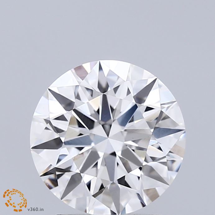 2.04 Carat Round Shaped, Ideal Cut, E Color, VVS2 Clarity, IGI Certified Lab Grown Diamond