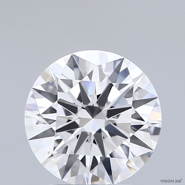 2.00 Carat Round Shaped, Ideal Cut, E Color, VVS2 Clarity, IGI Certified Lab Grown Diamond