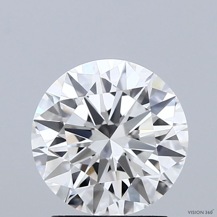 2.01 Carat Round Shaped, Ideal Cut, E Color, VVS2 Clarity, IGI Certified Lab Grown Diamond