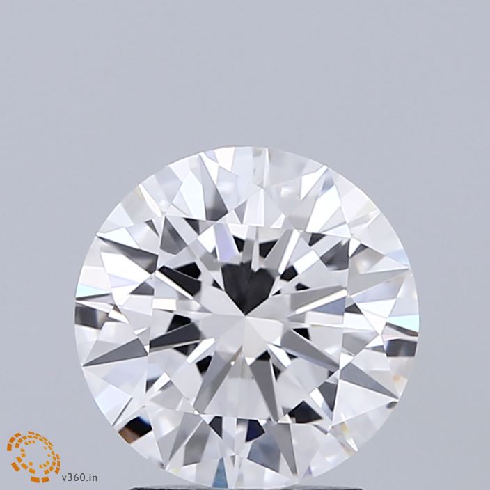 2.00 Carat Round Shaped, Excellent Cut, E Color, VVS2 Clarity, IGI Certified Lab Grown Diamond