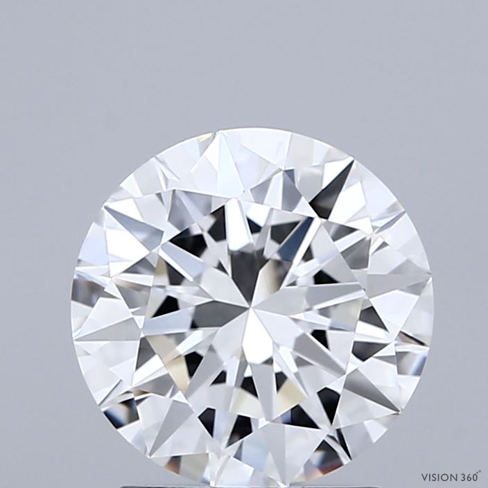 2.00 Carat Round Shaped, Excellent Cut, E Color, VVS2 Clarity, IGI Certified Lab Grown Diamond