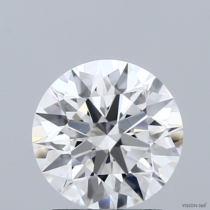2.01 Carat Round Shaped, Ideal Cut, E Color, VVS2 Clarity, IGI Certified Lab Grown Diamond