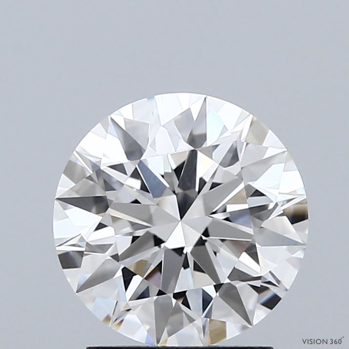2.05 Carat Round Shaped, Ideal Cut, F Color, VVS2 Clarity, IGI Certified Lab Grown Diamond