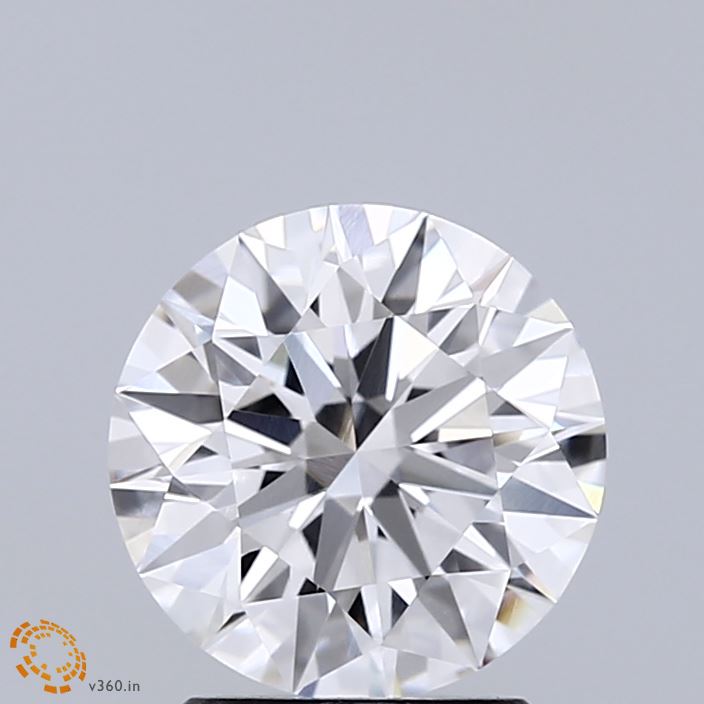 2.01 Carat Round Shaped, Ideal Cut, E Color, VVS2 Clarity, IGI Certified Lab Grown Diamond