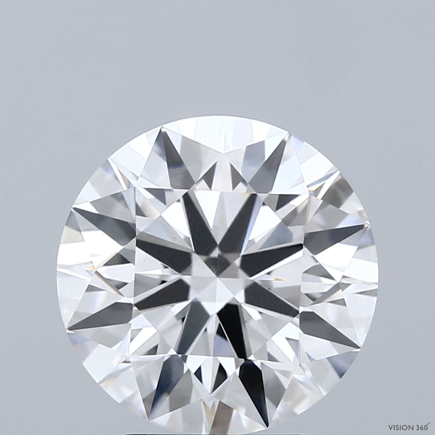 4.04 Carat Round Shaped, Ideal Cut, E Color, VS1 Clarity, IGI Certified Lab Grown Diamond