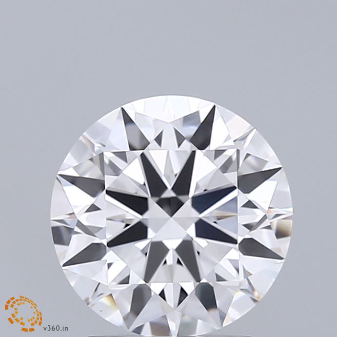 2.02 Carat Round Shaped, Ideal Cut, E Color, VVS2 Clarity, IGI Certified Lab Grown Diamond