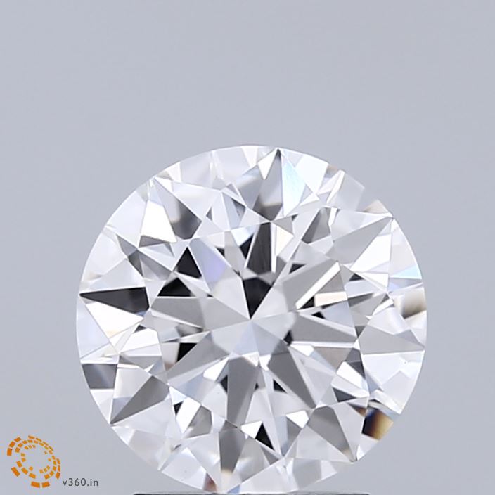 2.00 Carat Round Shaped, Ideal Cut, E Color, VVS2 Clarity, IGI Certified Lab Grown Diamond