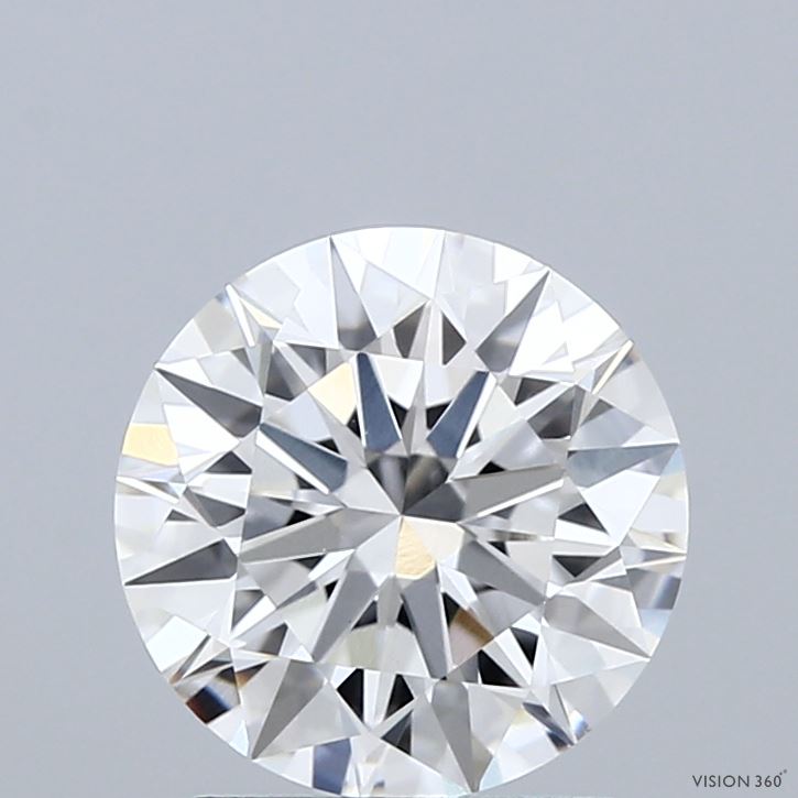 2.04 Carat Round Shaped, Ideal Cut, E Color, VVS2 Clarity, IGI Certified Lab Grown Diamond