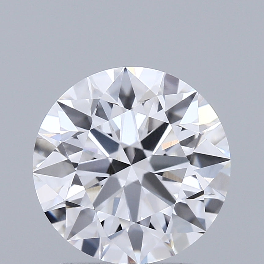 2.04 Carat Round Shaped, Ideal Cut, D Color, VVS2 Clarity, IGI Certified Lab Grown Diamond