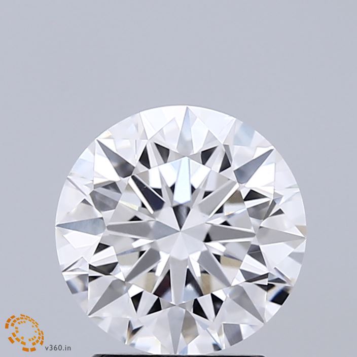 2.00 Carat Round Shaped, Ideal Cut, E Color, VVS2 Clarity, IGI Certified Lab Grown Diamond