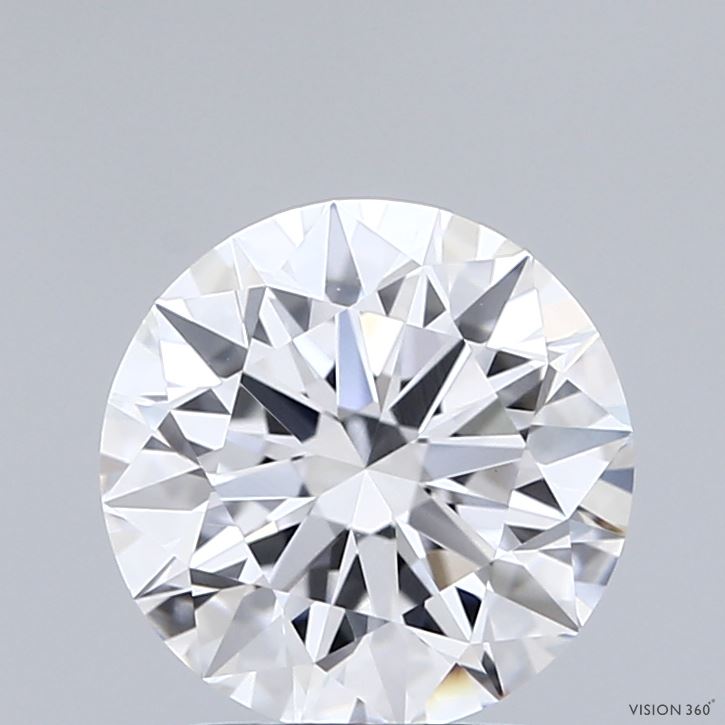 2.05 Carat Round Shaped, Ideal Cut, D Color, VVS2 Clarity, IGI Certified Lab Grown Diamond