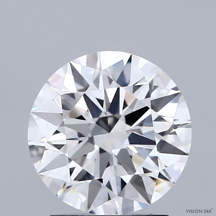 2.03 Carat Round Shaped, Ideal Cut, F Color, VVS2 Clarity, IGI Certified Lab Grown Diamond