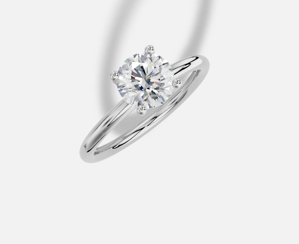 18ct White Gold Round Cut 0.50 Carat of  Diamond Ring