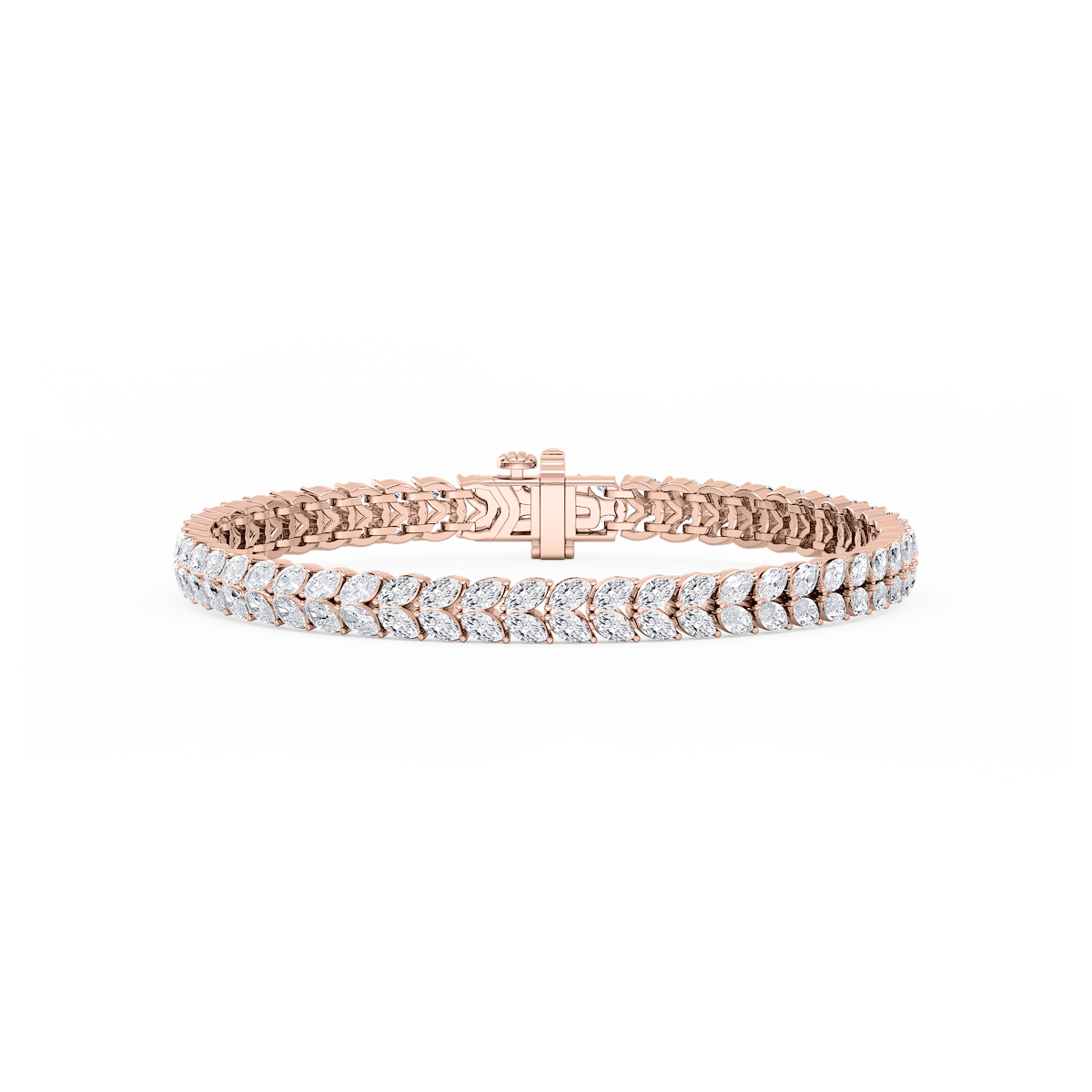 8 ⅓ ctw Marquise Lab Grown Diamond Tulip Bracelet  - 7 Inches