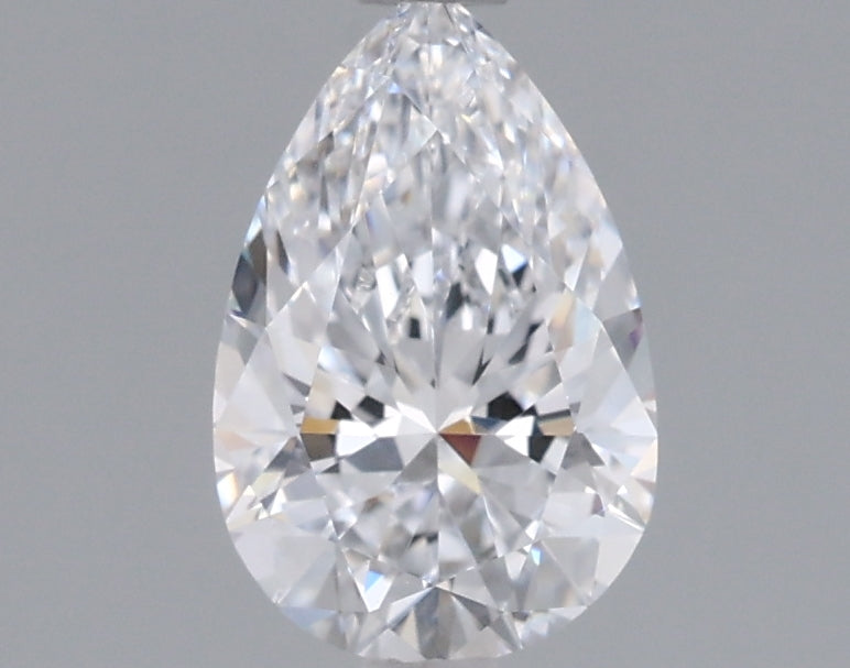 1.03 Carat Pear Shaped, Ideal Cut, D Color, VVS2 Clarity, IGI Certified Lab Grown Diamond