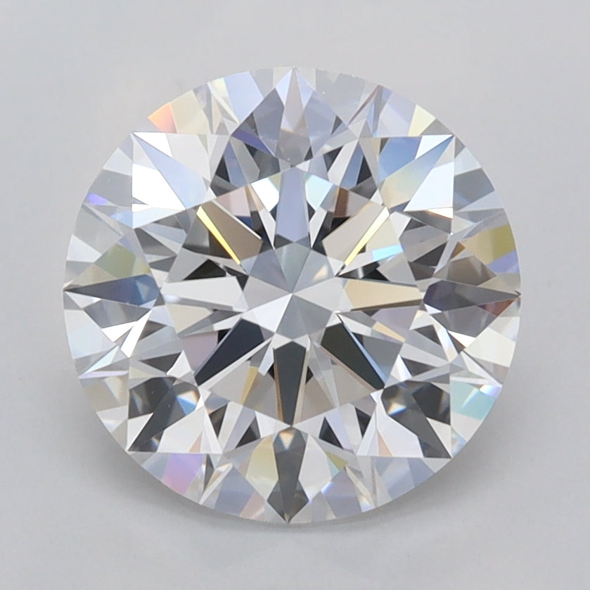 2.50 Carat Round Shaped, Ideal Cut, D Color, VVS2 Clarity, IGI Certified Lab Grown Diamond