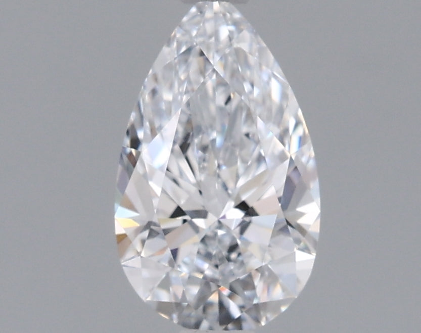 0.87 Carat Pear Shaped, Ideal Cut, E Color, VVS2 Clarity, IGI Certified Lab Grown Diamond