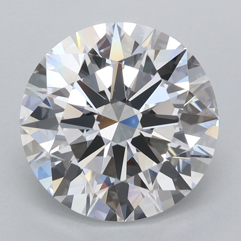 2.51 Carat Round Shaped, Excellent Cut, D Color, VVS1 Clarity, IGI Certified Lab Grown Diamond