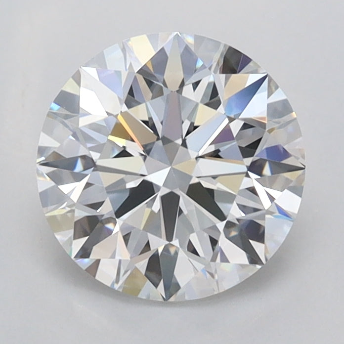 1.51 Carat Round Shaped, Ideal Cut, D Color, VVS2 Clarity, IGI Certified Lab Grown Diamond