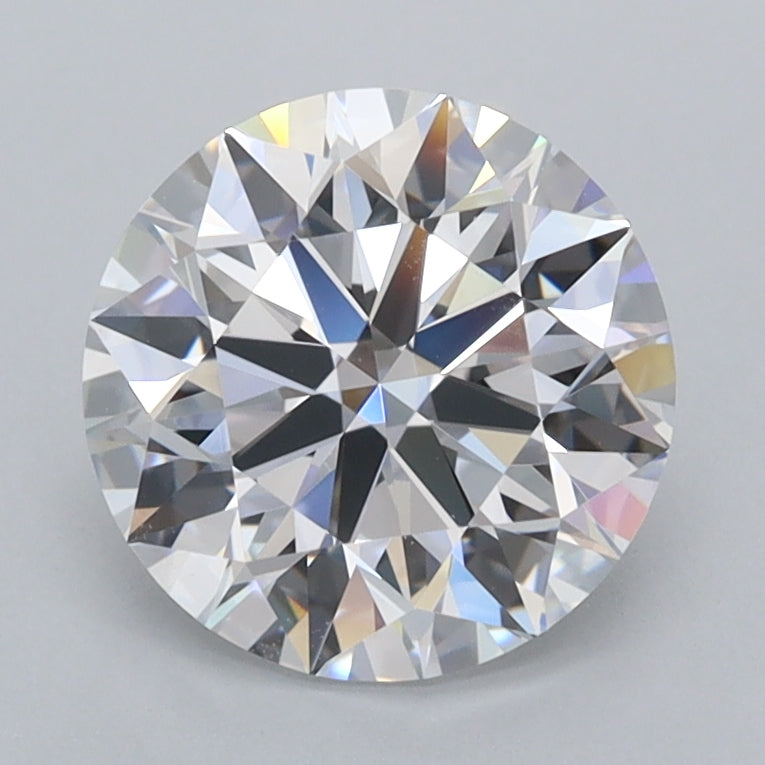 2.00 Carat Round Shaped, Ideal Cut, D Color, VVS2 Clarity, IGI Certified Lab Grown Diamond