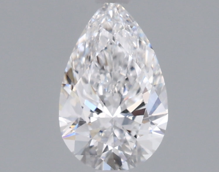 1.03 Carat Pear Shaped, Ideal Cut, D Color, VVS2 Clarity, IGI Certified Lab Grown Diamond