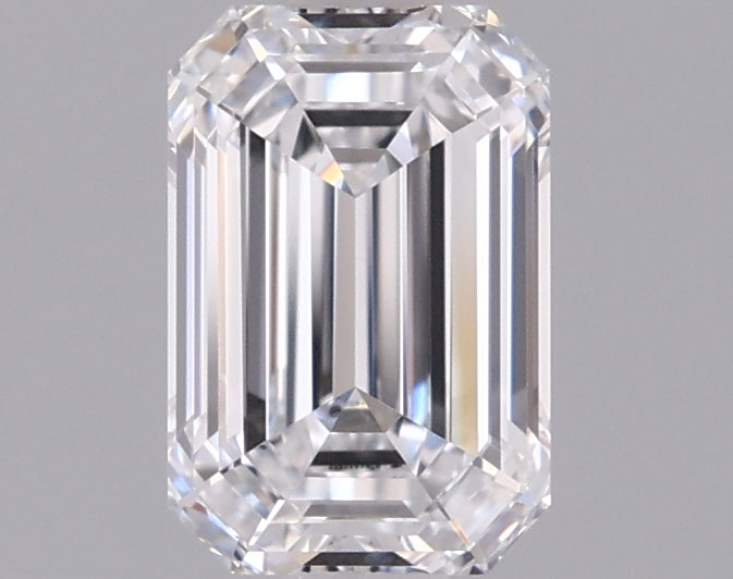 1.02 Carat Emerald Shaped, Ideal Cut, D Color, FL Clarity, IGI Certified Lab Grown Diamond