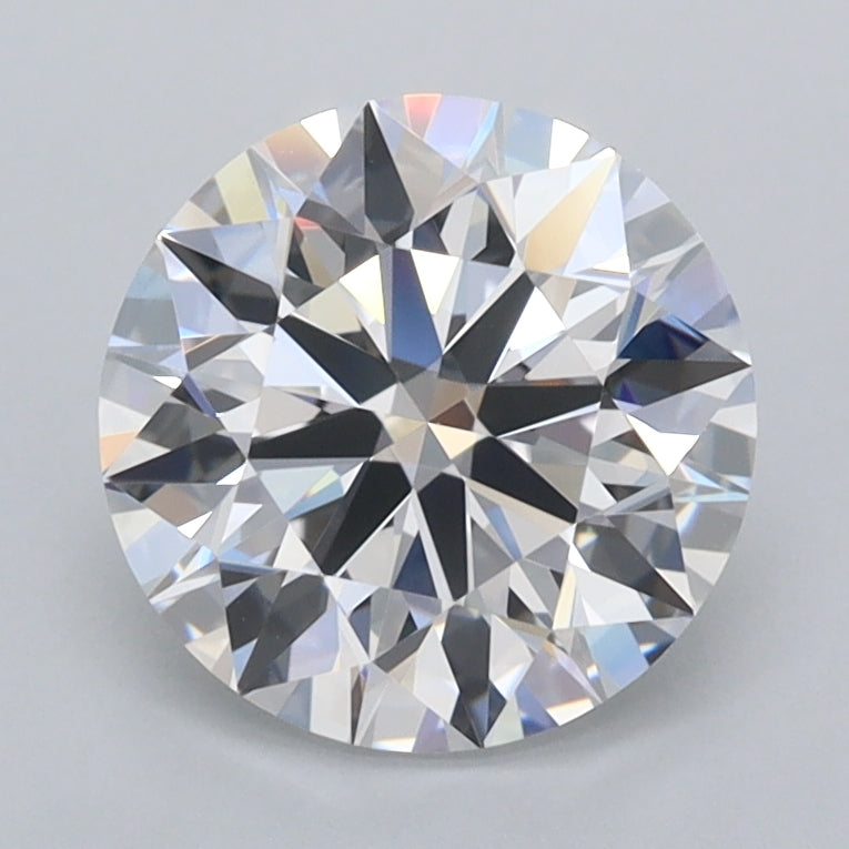 2.02 Carat Round Shaped, Excellent Cut, D Color, VVS1 Clarity, IGI Certified Lab Grown Diamond