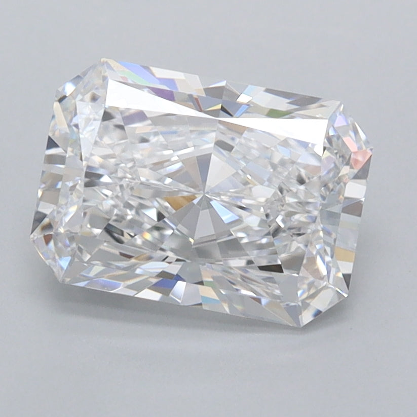 1.84 Carat Radiant Shaped, Ideal Cut, D Color, VVS1 Clarity, IGI Certified Lab Grown Diamond
