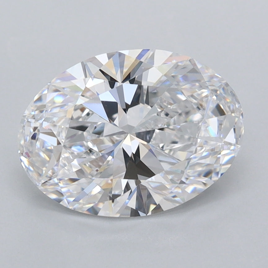 1.92 Carat Oval Shaped, Ideal Cut, D Color, VVS1 Clarity, IGI Certified Lab Grown Diamond