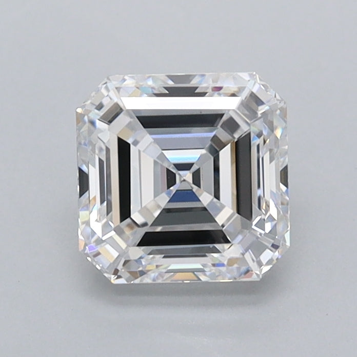1.01 Carat Asscher Shaped, Ideal Cut, D Color, VS1 Clarity, IGI Certified Lab Grown Diamond