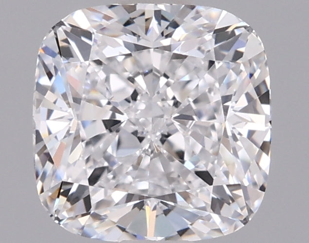 1.54 Carat Cushion Shaped, Ideal Cut, D Color, VVS2 Clarity, IGI Certified Lab Grown Diamond